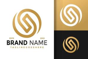 initialer brev s minimalistisk logotyp design, varumärke identitet logotyper vektor, modern logotyp, logotyp mönster vektor illustration mall