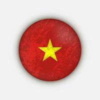 Land Vietnam. Vietnam-Flagge. Vektor-Illustration. vektor