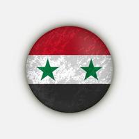 landet syrien. syriens flagga. vektor illustration.