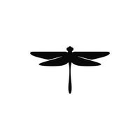 Libelle einfacher flacher Symbolvektor vektor