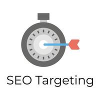 trendiges SEO-Targeting vektor