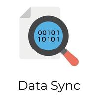 trend data synkronisera vektor