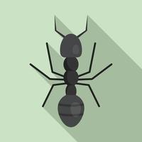 Bauer-Ameisen-Symbol, flacher Stil vektor