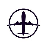 Flugzeug-Symbol-Vektor-Illustration-Design-Logo-Vorlage, Flugzeug-Firmenlogo, Reise-Logo, vektor