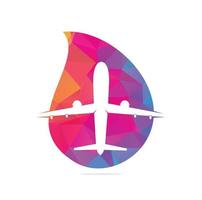 flygplan ikon vektor illustration design logotyp mall, flygplan företag logotyp, reser logotyp,