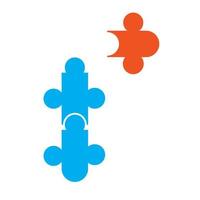Community-Puzzle-Logo vektor