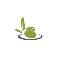 Olive Logo-Vorlage vektor