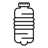 Symbol für die Wasserflasche vektor