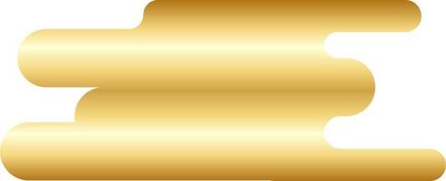 abstrakt guld minimal runda form vektor