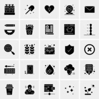 25 universelle Business-Icons Vektor kreative Icon-Illustration zur Verwendung in Web- und Mobilprojekten