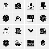 16 universelle Business-Icons Vektor kreative Icon-Illustration zur Verwendung in Web- und Mobilprojekten