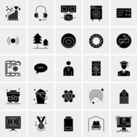 25 universelle Business-Icons Vektor kreative Icon-Illustration zur Verwendung in Web- und Mobilprojekten