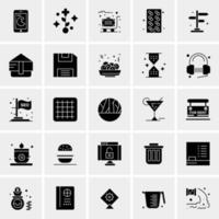 25 universelle Business-Icons Vektor kreative Icon-Illustration zur Verwendung in Web- und Mobilprojekten