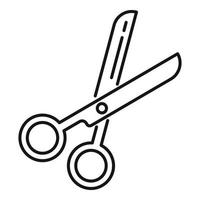 Groomer Cut Schere Symbol, Outline-Stil vektor