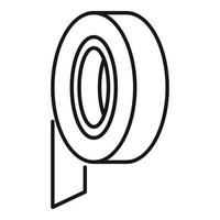 Isolierband-Symbol, Umrissstil vektor