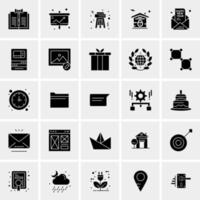 25 universelle Business-Icons Vektor kreative Icon-Illustration zur Verwendung in Web- und Mobilprojekten