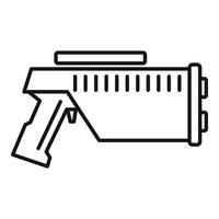 Wasserblaster-Symbol, Umrissstil vektor