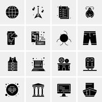 16 universelle Business-Icons Vektor kreative Icon-Illustration zur Verwendung in Web- und Mobilprojekten