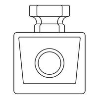 Symbol für Parfümflasche, Umrissstil vektor