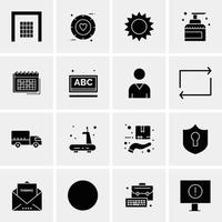 16 universelle Business-Icons Vektor kreative Icon-Illustration zur Verwendung in Web- und Mobilprojekten