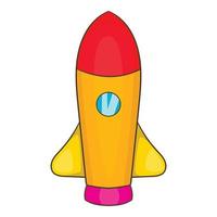 Raketensymbol, Cartoon-Stil vektor