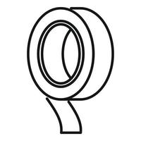 Klebeband-Symbol, Umrissstil vektor