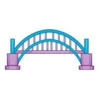 Sydney Harbour Bridge-Symbol, Cartoon-Stil vektor