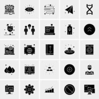 25 universelle Business-Icons Vektor kreative Icon-Illustration zur Verwendung in Web- und Mobilprojekten