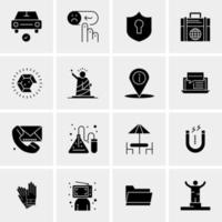 16 universelle Business-Icons Vektor kreative Icon-Illustration zur Verwendung in Web- und Mobilprojekten