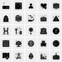 25 universelle Business-Icons Vektor kreative Icon-Illustration zur Verwendung in Web- und Mobilprojekten