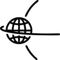 Sol ikon i vit bakgrund, illustration av Sol ikon symbol i svart på vit bakgrund vektor