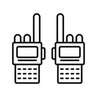 Walkie-Talkie-Vektorsymbol vektor