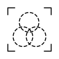 Kreuzungsvektor-Symbol vektor