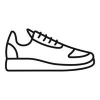 Sportschuh-Symbol, Umrissstil vektor