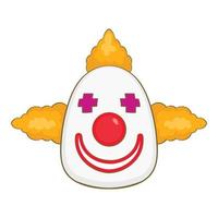 Clown-Symbol, Cartoon-Stil vektor