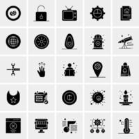 25 universelle Business-Icons Vektor kreative Icon-Illustration zur Verwendung in Web- und Mobilprojekten