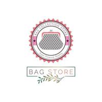 Bag Store Shop moderne Logo-Design-Vorlage für Marke oder Firma und andere vektor