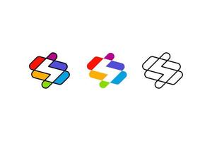buntes kreatives Startup-Logo vektor