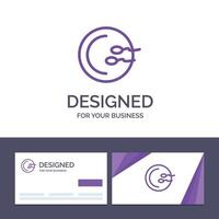 kreativ företag kort och logotyp mall bearbeta medicinsk fortplantning medicin vektor illustration