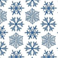 Winter-Doodle-Kollektion, handgezeichnete Neujahrs- und Weihnachtselemente. nahtloses Muster für Ihr Design. vektor