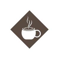 kaffekopp logotyp bilder vektor