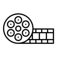 Symbol für die Filmrolle vektor