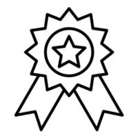 Symbol für die Medaillenlinie vektor