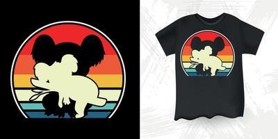 Koala-T - Shirtentwurf des lustigen niedlichen Koalabären retro Vintager vektor