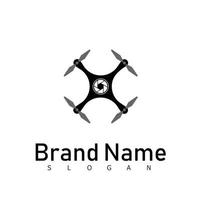Drohnen-Logo-Design Fliegentechnologie vektor