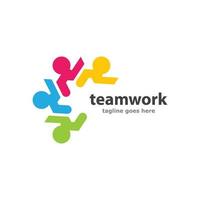 Business-Teamwork-Vektor-Symbol vektor