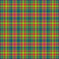 Prüfung des Hintergrundmusters. nahtloser Stoffplaid. Textur-Textil-Tartan-Vektor. vektor