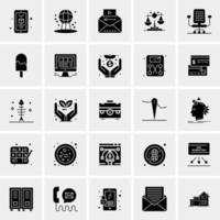 25 universelle Business-Icons Vektor kreative Icon-Illustration zur Verwendung in Web- und Mobilprojekten