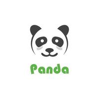 panda logotyp mall vektor ikon