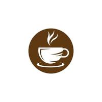 kaffekopp symbol vektor ikon